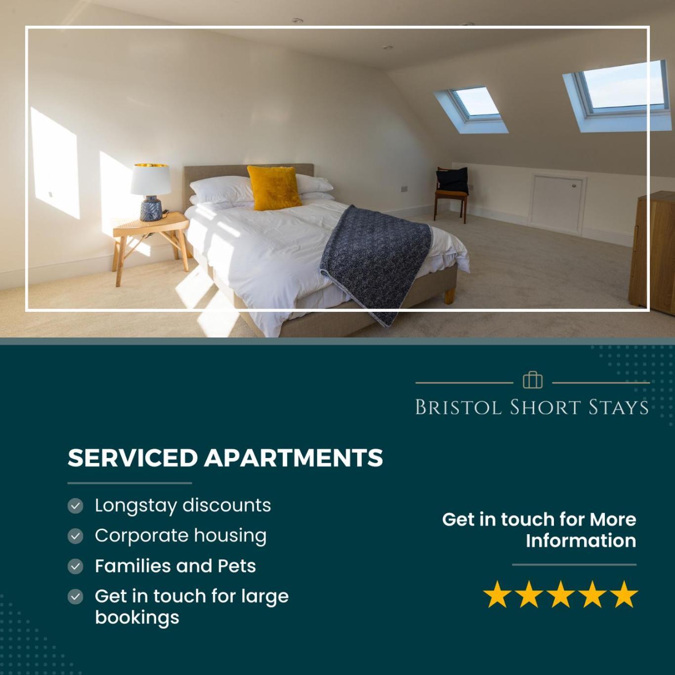 Amazing New 3 Double Bed House In Staple Hill! Lägenhet Bristol Exteriör bild